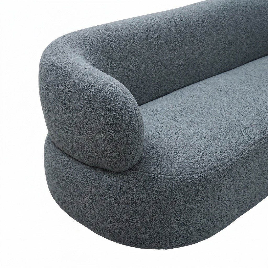 BLACK OAK The Orbiter Sofa (curved 3 seater)
