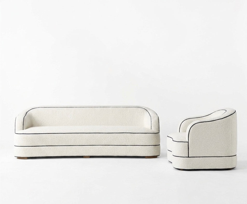 BLACK OAK The Horizon Wave Sofa (Italian design 3 seater)