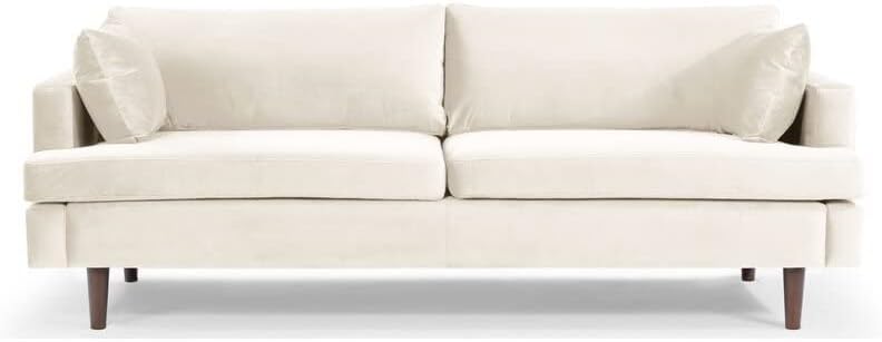 Black oak: R2 sofa Italian Design solid wood sofa for living room office reception.