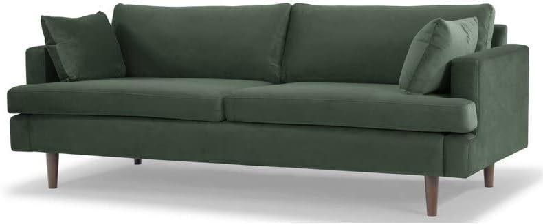 Black oak: R2 sofa Italian Design solid wood sofa for living room office reception.