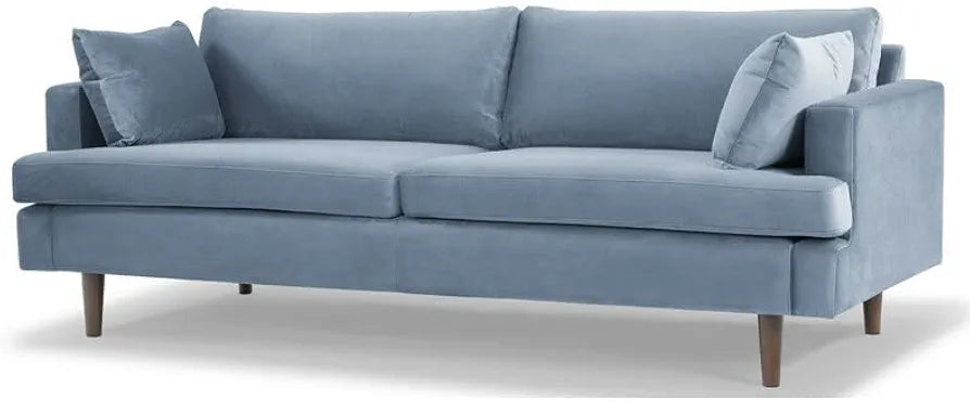 Black oak: R2 sofa Italian Design solid wood sofa for living room office reception.