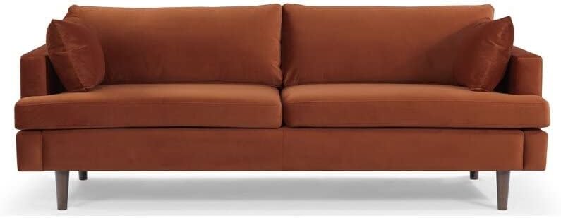 Black oak: R2 sofa Italian Design solid wood sofa for living room office reception.